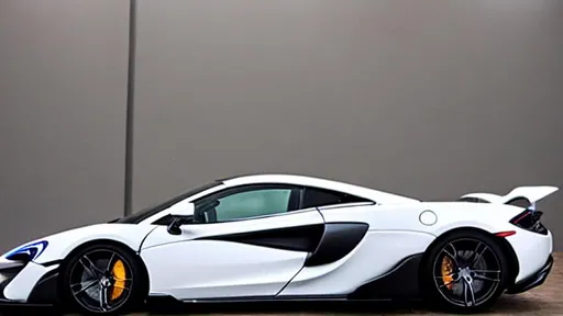 Prompt: Dark Gray McLaren 600lt, Perfect, smooth, galaxy, magical planets, neon, stars, night, dark