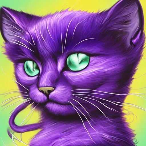 Prompt: purple supercat


