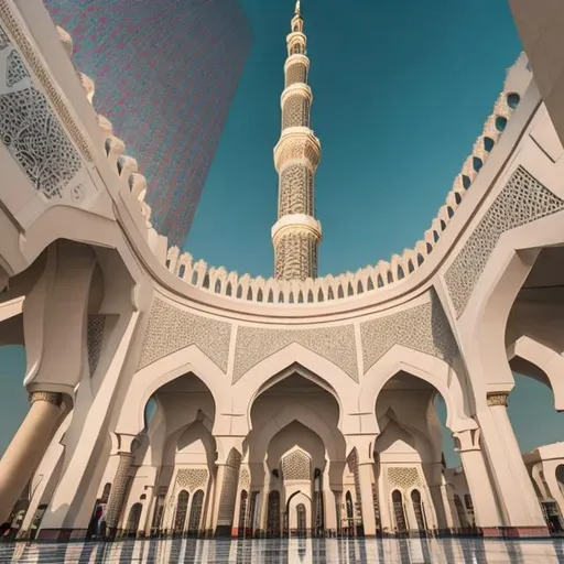 Prompt: DUBAI ICONIC MOSQUE