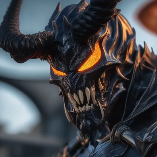 Prompt: a death knight with a Venom mouth (Venom movie), with horns forward on his forehead, orange fire eyes, figthing agaist evil
fighting, Hyperrealistic, sharp focus, Professional, UHD, HDR, 8K, Render, electronic, dramatic, vivid, pressure, stress, nervous vibe, loud, tension, traumatic, dark, cataclysmic, violent, fighting, Epic