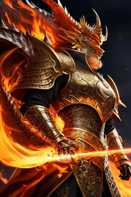 Prompt: King dragon of fire ,extremely realistic, hyperdetailed, detailed armor skin, RPG, D&D, highly detailed face, highly detailed eyes, full body, whole body visible, full character visible, soft lighting, high definition, ultra realistic, unreal engine 5, 8K, digital art