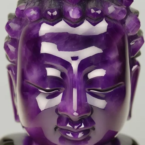 Prompt: amethyst buddha
