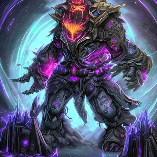 Prompt: Void Spirit mixed with Techies