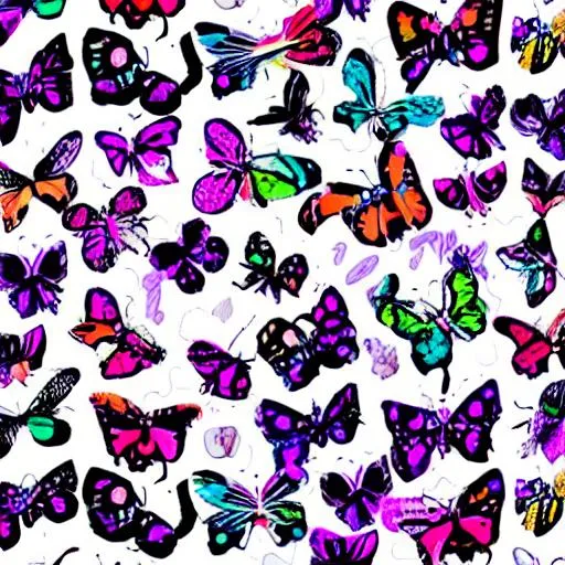 pretty butterfly Hyperrelist polymorph all colors fu... | OpenArt