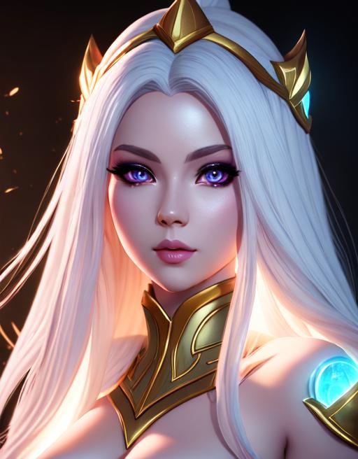 full body portrait of lux from league of legends ski... | OpenArt