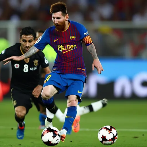 Prompt: Messi in the Persepolis team 
