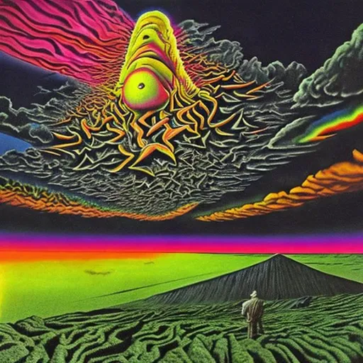 Prompt: what it feels like to trip while listening to pink floyd 







 





