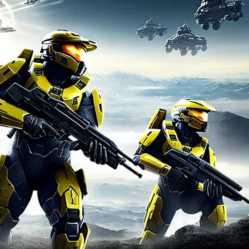 Prompt: Halo reach