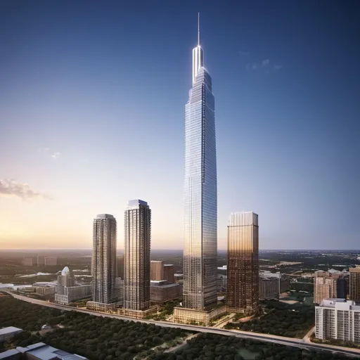 Prompt: Austin Texas Gets The Tallest Building In The World
