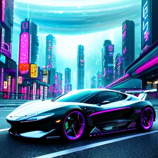 Cyberpunk Car 4K wallpaper  Futuristic city, Digital wallpaper