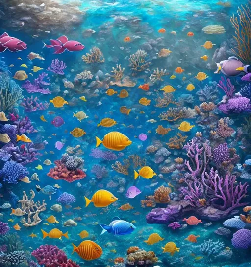 Prompt: Under the Sea Extravaganza::, Professional Color grading,:: art station winner,::Extreme Detail, Sharp focus:: fine lined, fine tuned, behance HD, HDR::, Deep psychadelic scenery, 8k. UHD:: Doodle bacdkround,::  l Ron Hubbard style drip painting