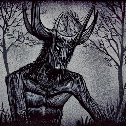 Prompt: wendigo