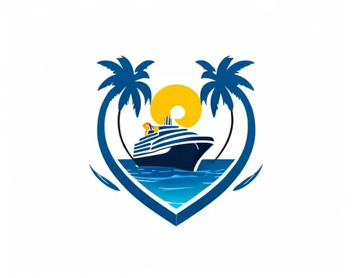 Cruise ship logo hi-res stock photography and images - Alamy