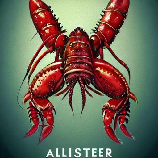 Prompt: alien monster lobster