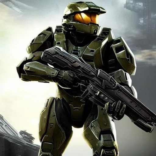 Prompt:  Master Chief , High Resolution, High Effort, Outstanding, Shading, Realistic, Textured, Spectacular, Amazing, Awesome, Detailed, Halo 4