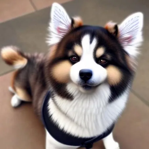 Prompt: super cute anime dog
