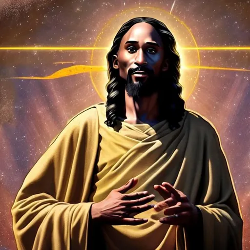 Prompt: actual photo of mamba jesus, surprise me