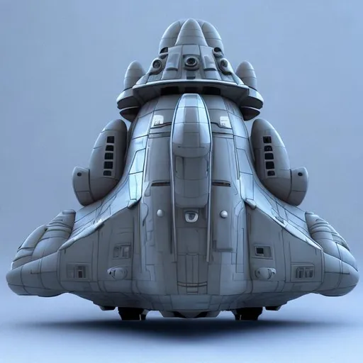 Prompt: space ship front view
