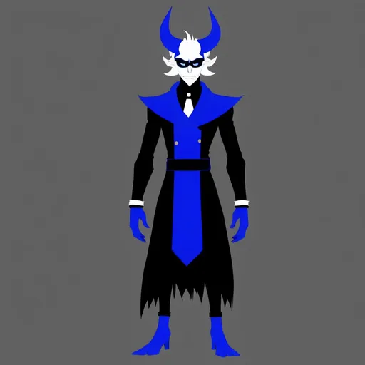 Prompt: Homestuck. Equius Zahhak.Fullbody view, plain background. Drag makeup, high quality render. Rupaul's drag race. Full view. full body photo