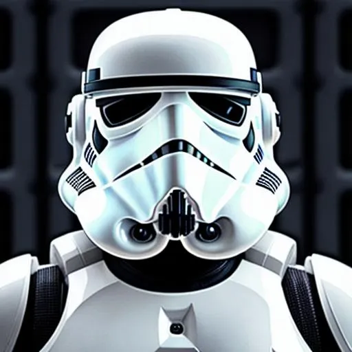Prompt: Storm trooper in matrix code, 4k, high detail, photograph, stunning detail