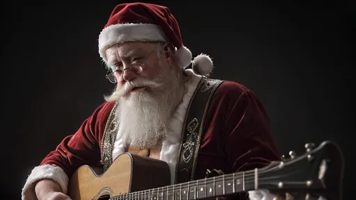 Prompt: Santa Claus playing the guitar with magic, magic, magical background,  hyperrealistic, hyperrealism, highly detailed, dark, 32k, photography, 1080p, cinematic Hyperrealistic, splash art, concept art, fictional characters, mid shot, intricately detailed, colour depth, dramatic, 2/3 face angle, side light, colourful background, HDR, beautifully shot, perfect composition, atmospheric, moody, sad vibe