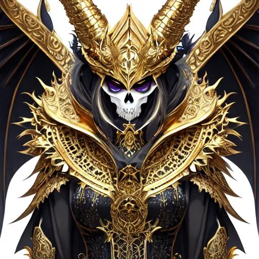 Prompt: portrait of a Gold dragon with a white skull mask wearing gothic attire, facing forwards, perfect composition, watercolor on paper with pencils, hyperrealistic, super detailed, 8k, high quality, trending art, trending on artstation, sharp focus, studio photo, intricate details, highly detailed, Rs  Covers photo
