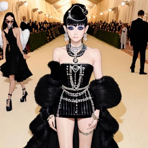 Met Gala 2099 by coco chanel OpenArt