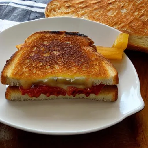 Jesus Christ grilled cheese sandwich | OpenArt