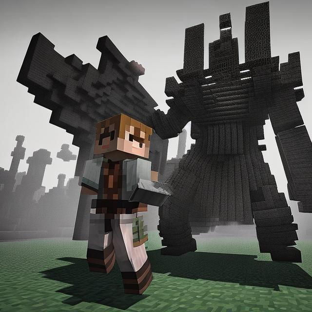 Minecraft and Dark Souls Collab