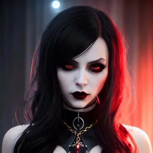 Prompt: epic professional digital portrait art of vampiress 👩‍💼😉,best on artstation, cgsociety, wlop, Behance, pixiv, astonishing, impressive, outstanding, epic, cinematic, stunning, gorgeous, concept artwork, much detail, much wow, masterpiece.