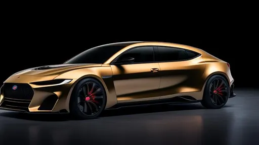 Prompt: Cheetah inspired "aerodynamic" "body style" 5 door hatchback 
Supercar with a "Boss Bespoke" logo as the badge "front aggressive bumper"
