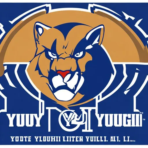 Prompt: BYU Cougar Royal blue philosophy 