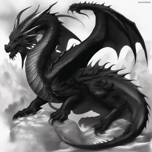 Prompt: Black Dragon