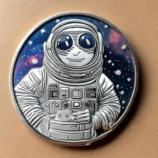 Prompt: space pepe coin, surprise me