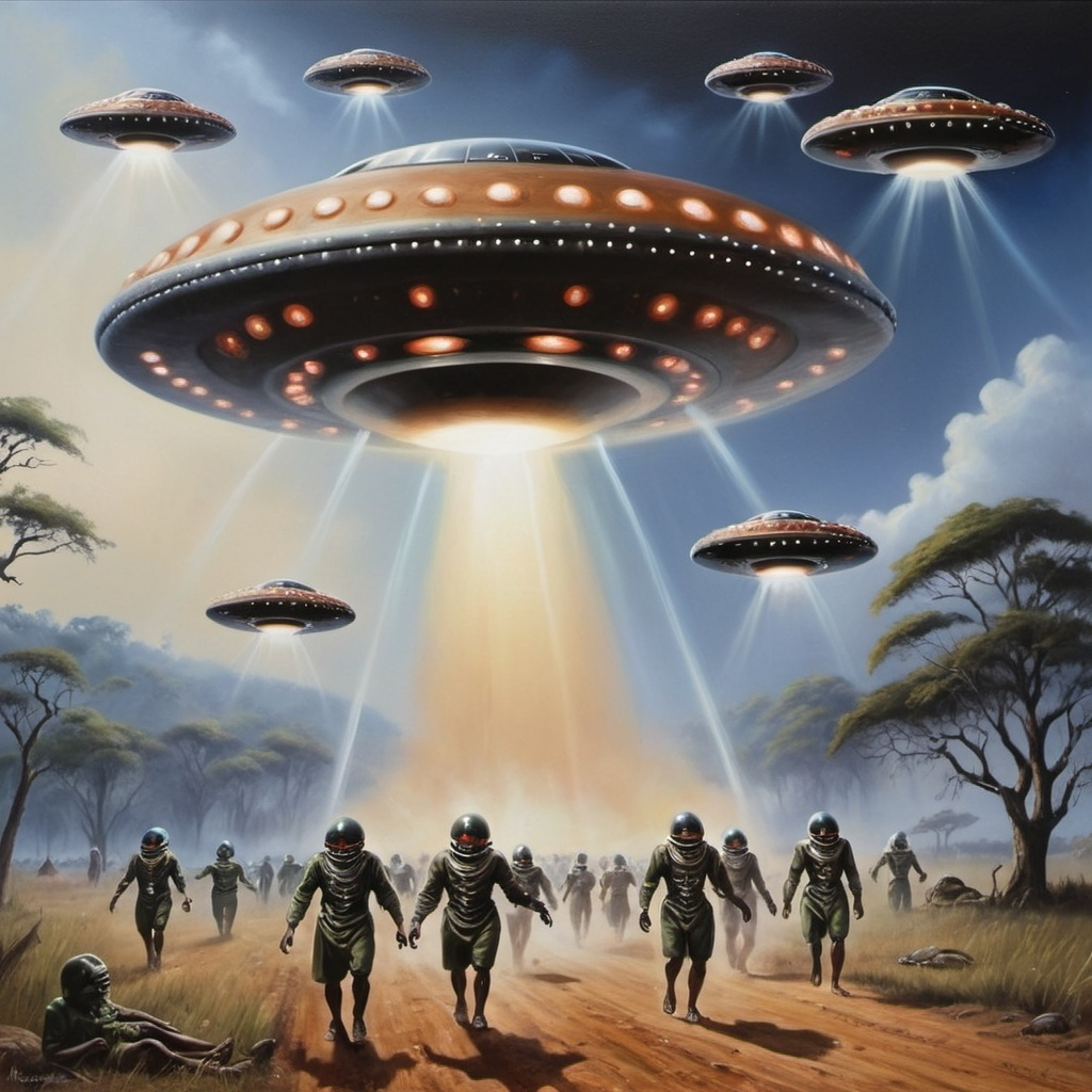 Ufo Invasion, Zulu Renditions, Super Realism, Master