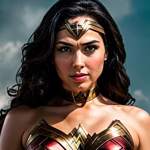 Realistic photo of Wonder Woman, RAW photo, (high de... | OpenArt