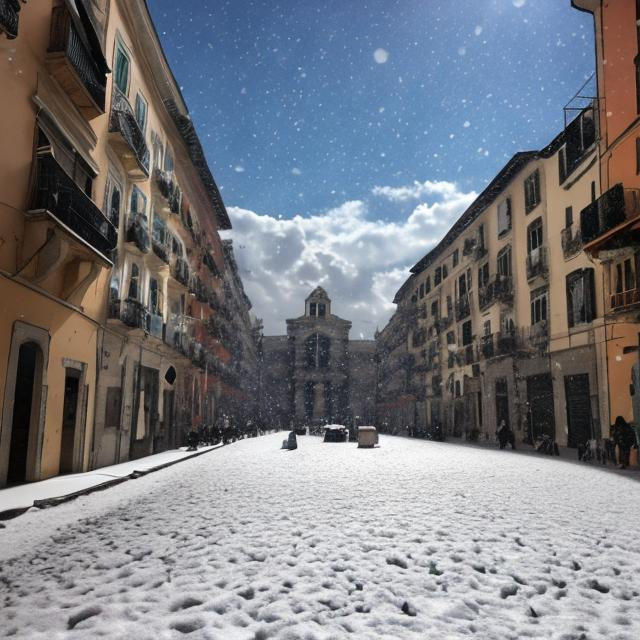 Snow in naples OpenArt