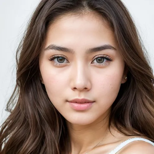 Prompt: humanize, fully detailed face, beautiful, hyper realistic, highly detailed full face based taiwan mix germany 20 years old girl, fair skin, slim face, cute, big eyes, brown wavy short hair, sweet pose, extra real like photo
