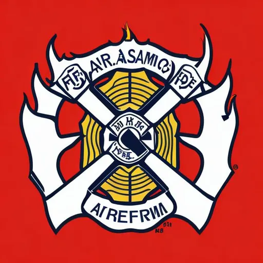 Prompt: Aramco fire department logo