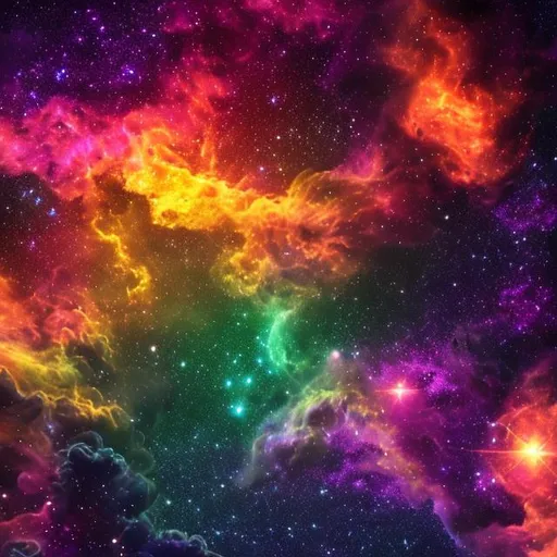 Prompt: univers dragon fire stars nebulas galaxy most reality heigh quality more details cinematic background