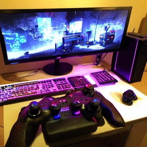 Prompt: gaming setup
