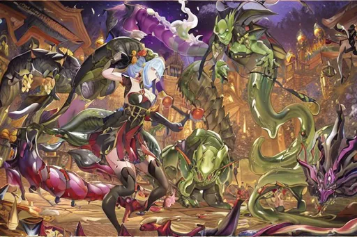 Prompt: A renaissance mural, depicting a large battle between three fantasy slime creatures, and one large abnormal demonic black dragon. slimes taking the forms of nightmares as they are formless beings of jelly nature. The fight also features a war turtle and a mecha dragon