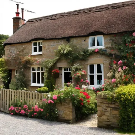 Prompt: english cottage