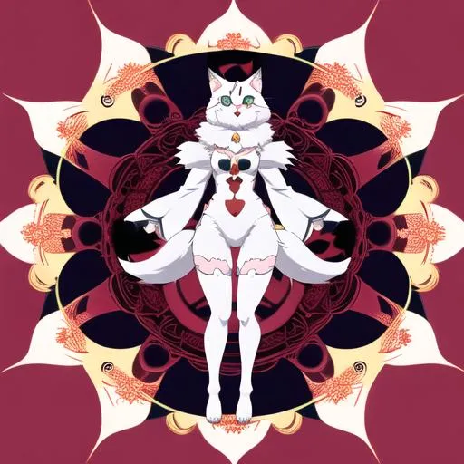 Prompt: anime  of a {character}, anime eyes, beautiful intricate fluffy, symmetrical, in unique anime style, concept art, digital painting, looking into camera,  cookie outfit themed cat  adorable furry sketch full body