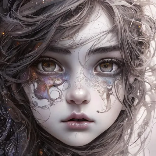 Prompt: (1 girl:1.3), (masterpiece, top quality, official art, professional work, beautiful and aesthetic:1.2), (detailed eyes, detailed mouth and lip, detailed face, detailed nose), extremely detailed, fractal art, vibrant colors, multi- colors, highest detail, zentangle, (abstract background:1.8), trending on artstation, digital painting, concept art, intricate, sharp focus, soft shadow, illustration, digital illustration, HD, UHD, 64K. (full body) (cute outfit) (lingerie)rick and morty 