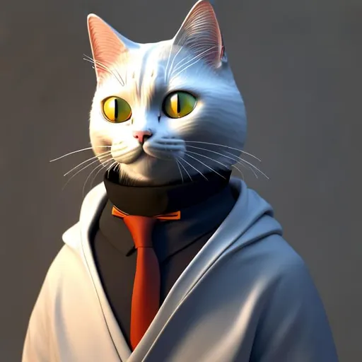 Prompt: Imagine a gallery of portraits showcasing cats in different religious professional outfits, each embodying their chosen career. Whether it's a sophisticated CEO cat in a tailored suit or a daring firefighter cat in full gear, let your artwork celebrate the diverse talents and contributions of working cats. photorealism, 3d elements, DoF, daz3d, cinema4d