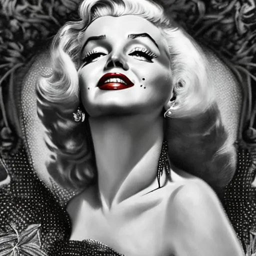 Prompt: Picture of Marilyn Monroe at age 75, perfect composition, hyper realistic, super detailed, 2k, high quality, trending art, trending on art station, sharp focus, studio photo, intricate details, highly detailed.