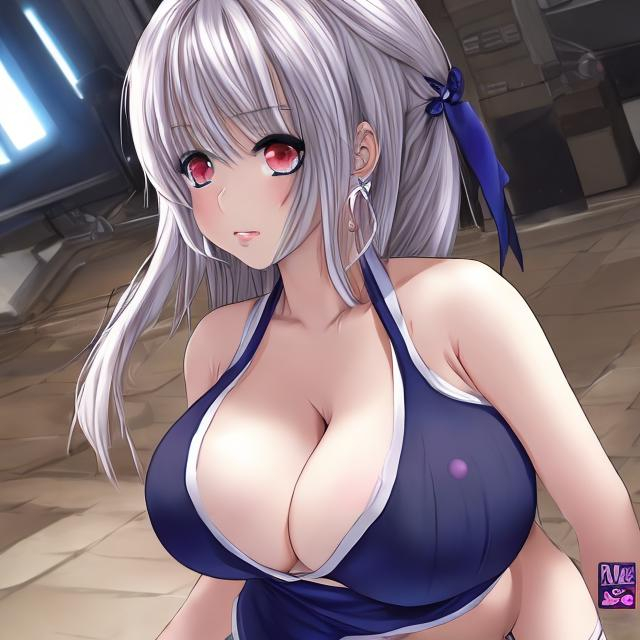 A Anime Girl With Big Boobs Openart