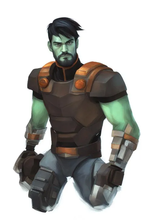 Prompt: Enzo from Reboot, 3D