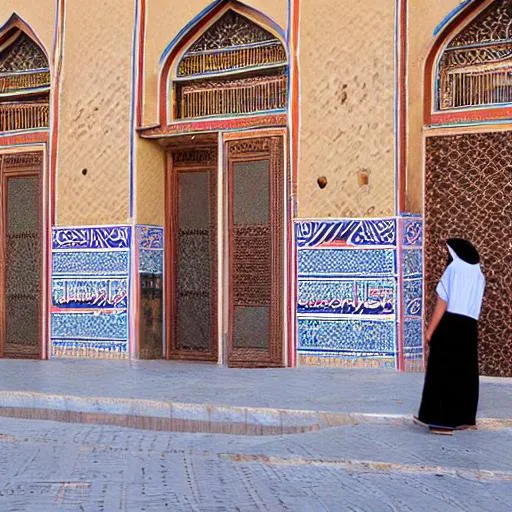 Prompt: Pictures of the future of Yazd in Iran